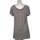 Vêtements Femme T-shirts & Polos Caroll top manches courtes  40 - T3 - L Gris Gris
