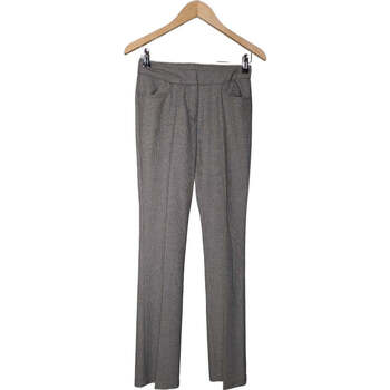 pantalon benetton  pantacourt femme  34 - t0 - xs gris 
