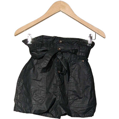 Vêtements Femme Mesh Shorts / Bermudas Zara short  34 - T0 - XS Noir Noir
