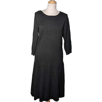 Vêtements Femme Robes Camaieu robe mi-longue  38 - T2 - M Noir Noir