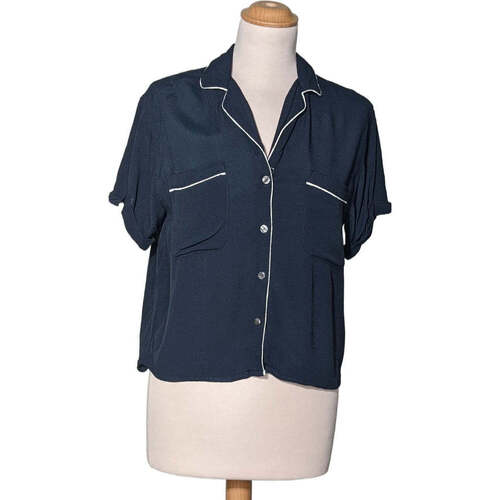 Vêtements Femme Chemises / Chemisiers Pull Femme 36 - T1 - S Marron chemise  36 - T1 - S Bleu Bleu