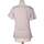 Vêtements Femme T-shirts & Polos La Redoute 38 - T2 - M Rose