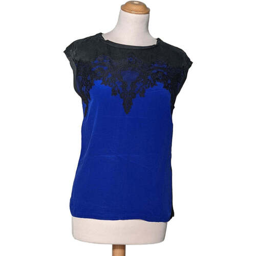 Vêtements Femme Débardeurs / T-shirts sans manche Maje débardeur  36 - T1 - S Bleu Bleu