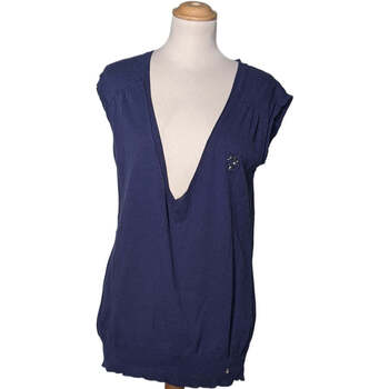 Vêtements Femme T-shirts & Polos Blouse En Coton 42 - T4 - L/XL Bleu