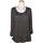 Vêtements Femme T-shirts & Polos Formul top manches longues  38 - T2 - M Noir Noir