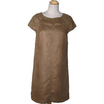 robe courte zara  robe courte  38 - t2 - m marron 
