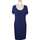 Vêtements Femme Robes courtes Agnes B robe courte AGNES B. 36 - T1 - S Bleu Bleu