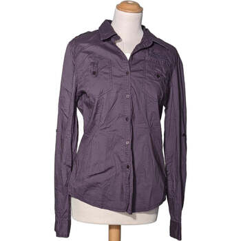 Vêtements Femme Chemises / Chemisiers Kaporal chemise  38 - T2 - M Violet Violet