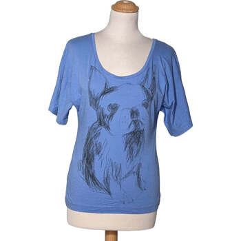 Vêtements Femme T-shirts & Polos Plus Extreme Frill One Shoulder Maxi Dress 38 - T2 - M Bleu