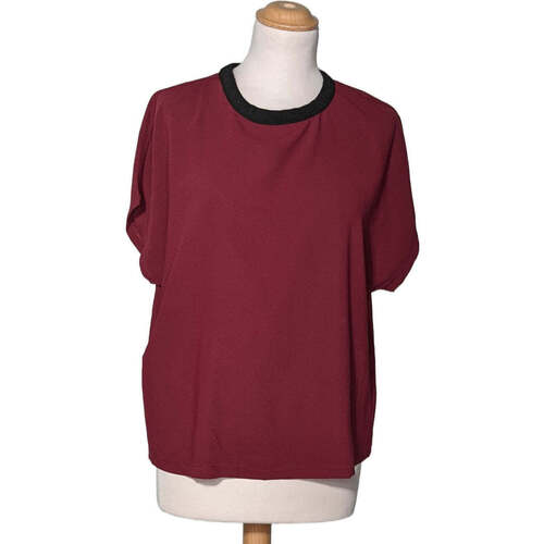 Vêtements Femme Proenza Schouler tweed long dress Mango top manches courtes  34 - T0 - XS Rouge Rouge