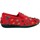 Chaussures Femme Chaussons Semelflex Violaine-31059 Rouge
