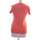 Vêtements Femme T-shirts & Polos Tommy Hilfiger 36 - T1 - S Rose