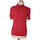 Vêtements Femme T-shirts & Polos Ange top manches courtes  36 - T1 - S Rouge Rouge