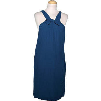 robe promod  robe mi-longue  42 - t4 - l/xl bleu 