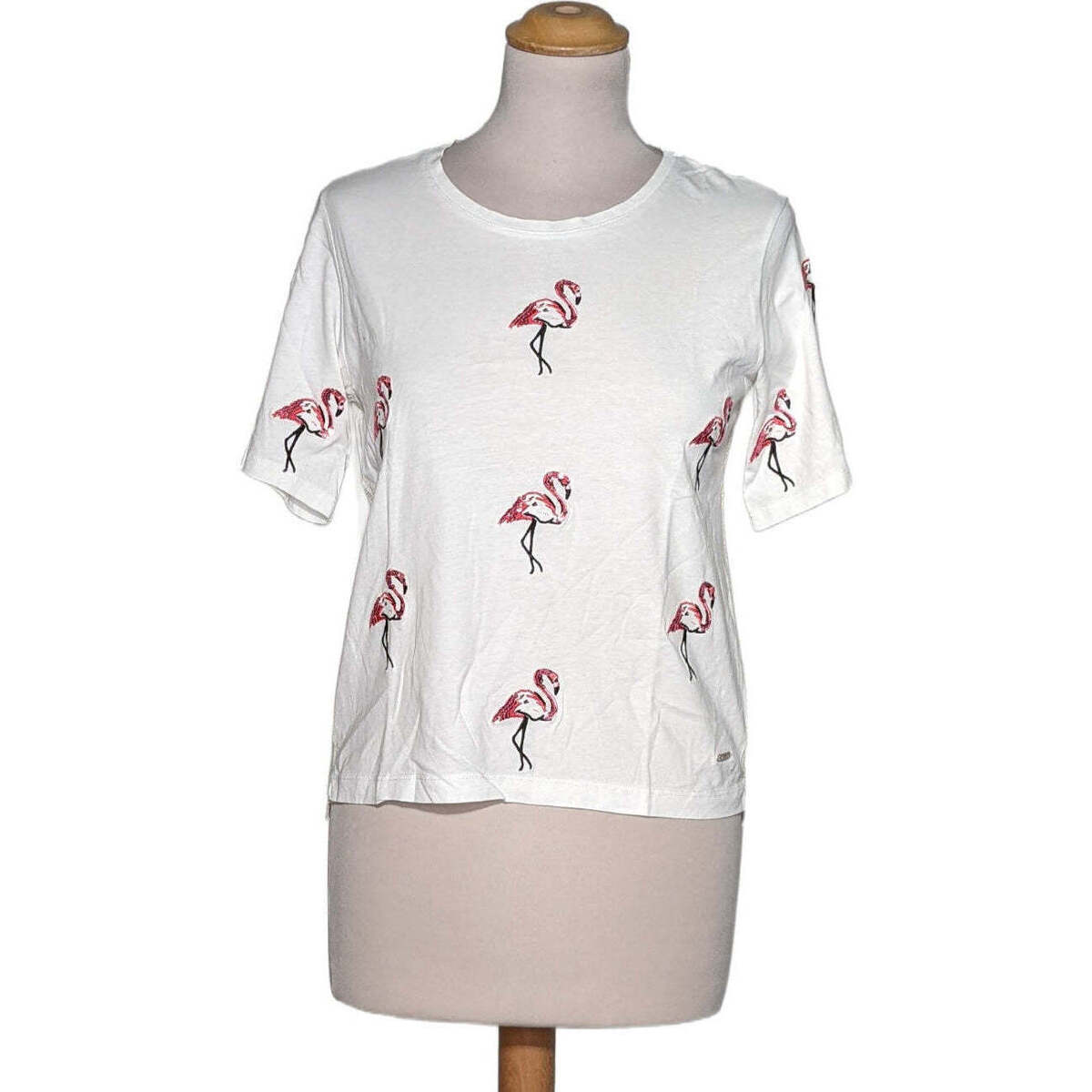 Vêtements Femme T-shirts & Polos Guess top manches courtes  34 - T0 - XS Blanc Blanc