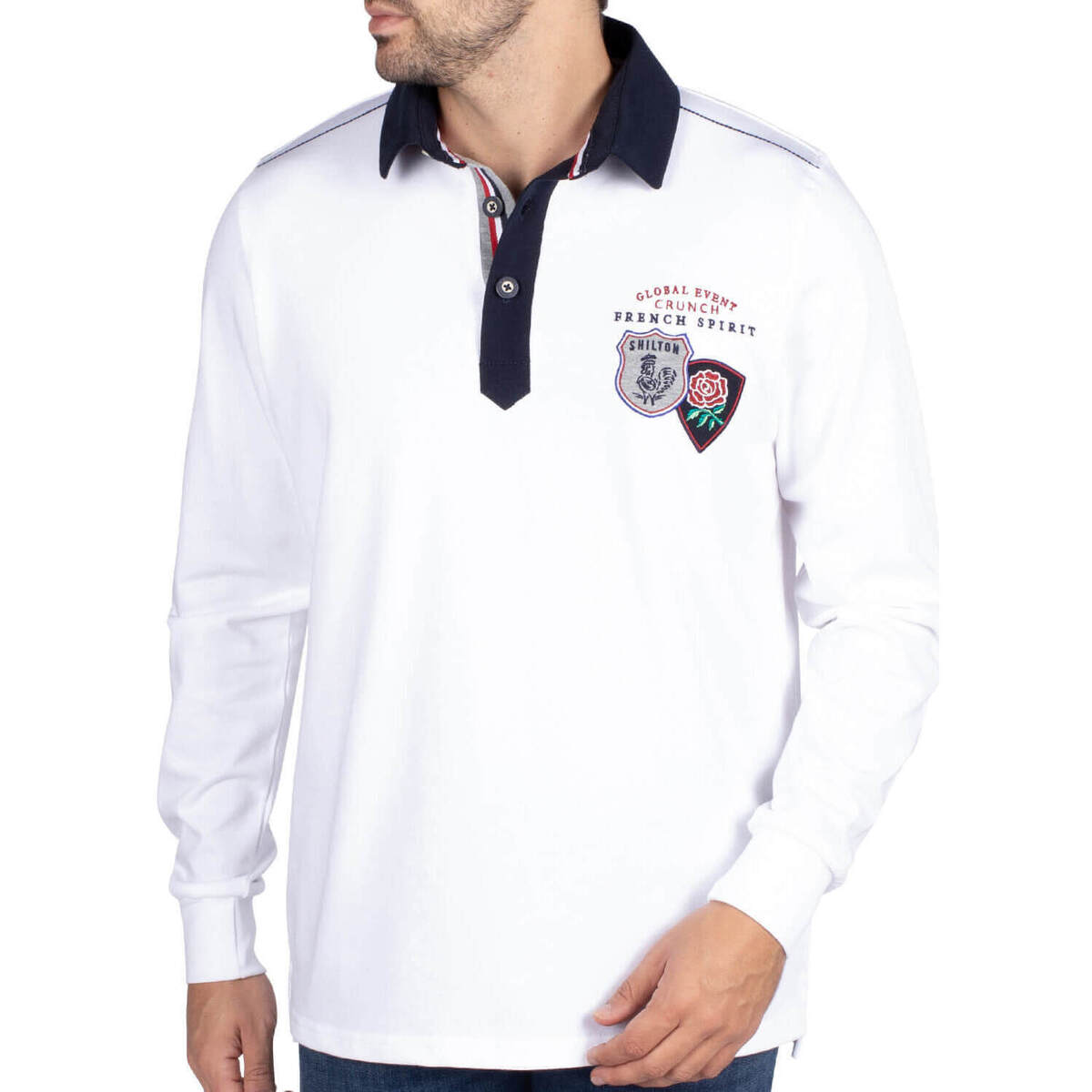 Vêtements Homme Polos manches longues Shilton Polo crunch RUGBY 