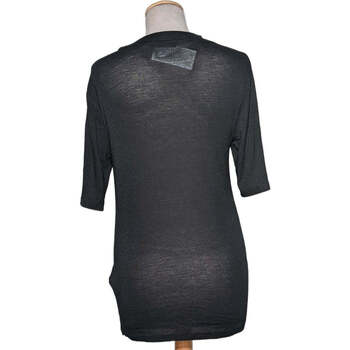 Zara top manches courtes  40 - T3 - L Noir Noir