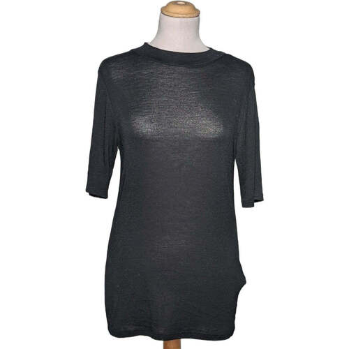 Vêtements Femme Galettes de chaise Zara top manches courtes  40 - T3 - L Noir Noir