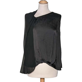 Vêtements Femme Newlife - Seconde Main Zara débardeur  38 - T2 - M Noir Noir