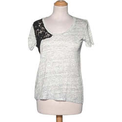 Vêtements Femme Pulls & Gilets Zara top manches courtes  38 - T2 - M Gris Gris