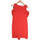 Vêtements Femme Combinaisons / Salopettes Naf Naf combi-short  42 - T4 - L/XL Rouge Rouge