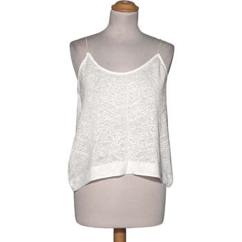 Vêtements Femme T4 - L/xl Zara débardeur  36 - T1 - S Blanc Blanc