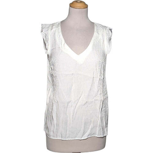 Vêtements Femme Débardeurs / T-shirts burlon sans manche H&M débardeur  36 - T1 - S Blanc Blanc