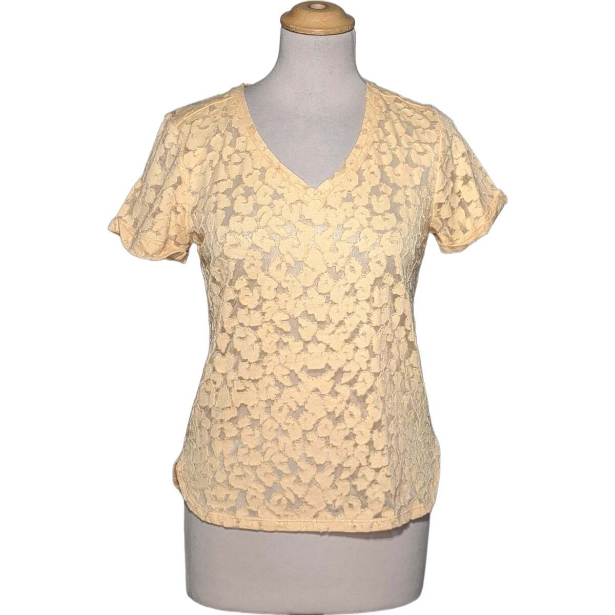 Vêtements Femme T-shirts & Polos Maje top manches courtes  36 - T1 - S Beige Beige