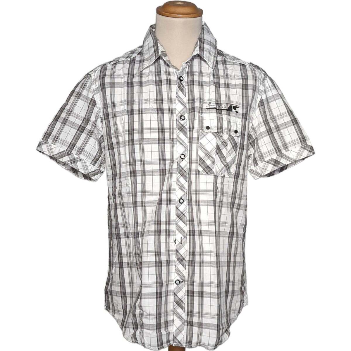 Vêtements Homme Chemises manches longues Celio 40 - T3 - L Gris