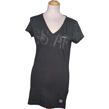 Vêtements Femme puma classics relaxed jogger pants puma black G-Star Raw top manches courtes  36 - T1 - S Noir Noir