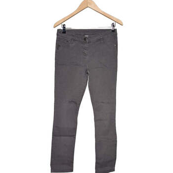 pantalon camaieu  pantalon slim femme  38 - t2 - m gris 