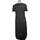 Vêtements Femme Robes Naf Naf robe mi-longue  36 - T1 - S Noir Noir