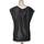Vêtements Femme T-shirts & Polos Breal top manches courtes  38 - T2 - M Noir Noir