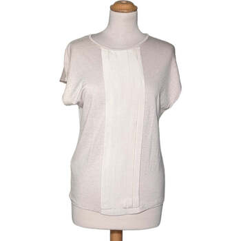 Vêtements Femme checked long-sleeved shirt Bianco Comptoir Des Cotonniers 34 - T0 - XS Beige
