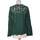 Vêtements Femme T-shirts & Polos Vila top manches longues  36 - T1 - S Vert Vert