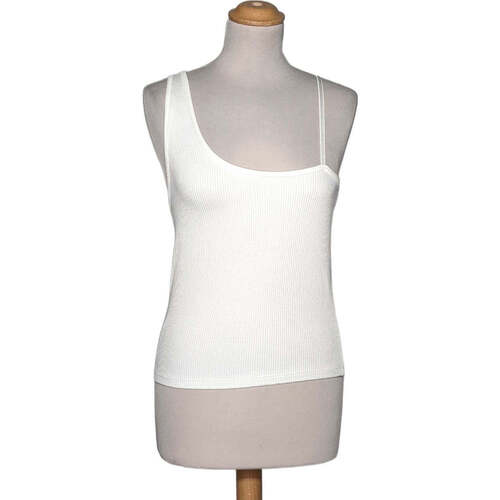 Vêtements Femme Débardeurs / T-shirts sans manche Zara débardeur  38 - T2 - M Blanc Blanc