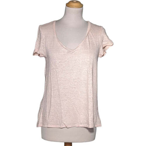 Vêtements Femme T-shirts & Polos Mango top manches courtes  36 - T1 - S Rose Rose
