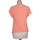 Vêtements Femme T-shirts & Polos Color Block 36 - T1 - S Orange
