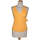 Vêtements Femme Débardeurs / T-shirts sans manche Active Wear débardeur  38 - T2 - M Orange Orange