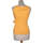 Vêtements Femme Débardeurs / T-shirts sans manche Active Wear débardeur  38 - T2 - M Orange Orange