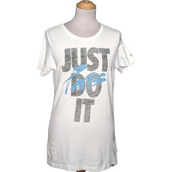 Vêtements Femme T-shirts & Polos Nike Oreo top manches courtes  40 - T3 - L Blanc Blanc