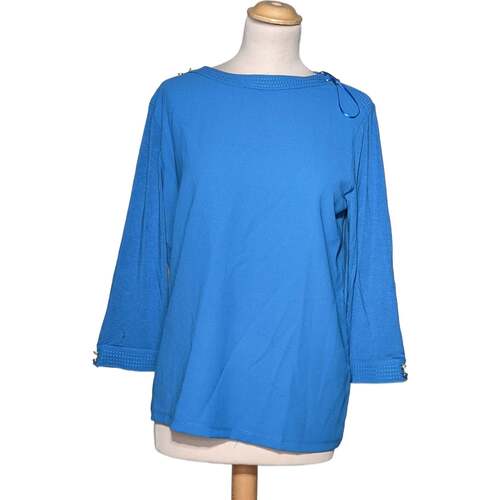 Vêtements Femme Sacs de sport Damart top manches longues  38 - T2 - M Bleu Bleu