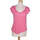 Vêtements Femme T-shirts & Polos Massimo Dutti 34 - T0 - XS Rose
