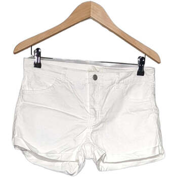 Vêtements Femme Shorts / Bermudas H&M short  38 - T2 - M Blanc Blanc