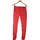 Vêtements Femme Pantalons Le Temps des Cerises 36 - T1 - S Rouge