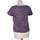 Vêtements Femme T-shirts & Polos Comptoir Des Cotonniers 36 - T1 - S Violet