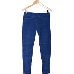 Vêtements Femme Pantalons Sandro pantalon slim femme  38 - T2 - M Bleu Bleu
