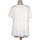 Vêtements Femme T-shirts & Polos Zara top manches courtes  40 - T3 - L Blanc Blanc