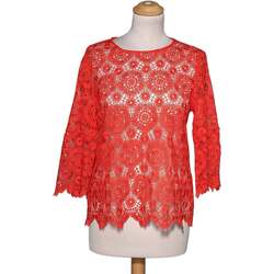 Vêtements Femme T-shirts & Polos Zara top manches longues  36 - T1 - S Rouge Rouge