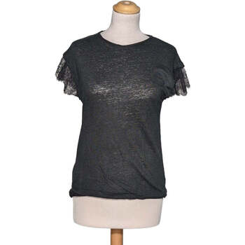 Vêtements Femme Short 34 - T0 - Xs Gris Zara top manches courtes  36 - T1 - S Noir Noir